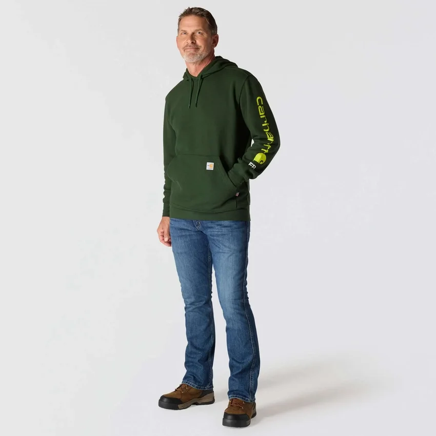 Marquette Fr Force Logo-hoodie voor heren - Vlamwerende Hoodies