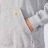 Marquette herenhoodie met losse pasvorm en gemiddelde dikte