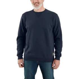 Marquette herensweatshirt met ronde hals, losse pasvorm en gemiddelde dikte
