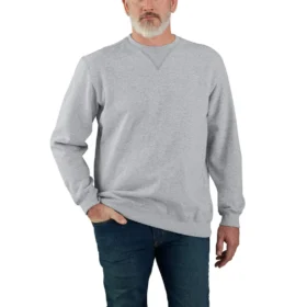 Marquette herensweatshirt met ronde hals, losse pasvorm en gemiddelde dikte