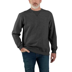 Marquette herensweatshirt met ronde hals, losse pasvorm en gemiddelde dikte