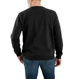 Marquette herensweatshirt met ronde hals, losse pasvorm en gemiddelde dikte