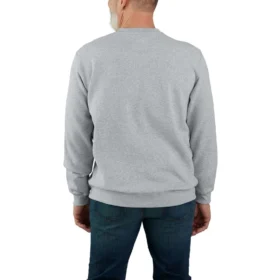 Marquette herensweatshirt met ronde hals, losse pasvorm en gemiddelde dikte