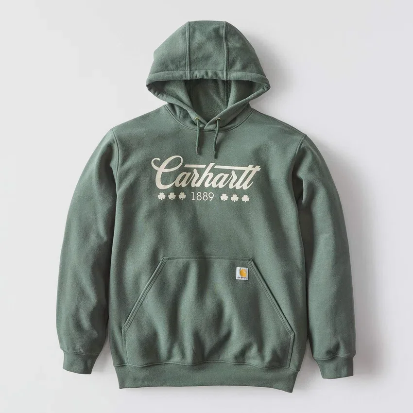 Marquette Shamrock-Hoodie voor heren met print - Sweatshirt voor St. Patrick's Day