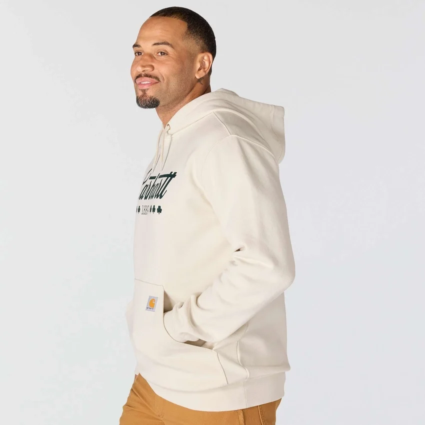 Marquette Shamrock-Hoodie voor heren met print - Sweatshirt voor St. Patrick's Day