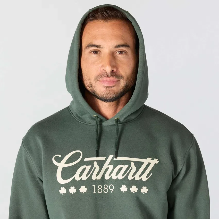 Marquette Shamrock-Hoodie voor heren met print - Sweatshirt voor St. Patrick's Day