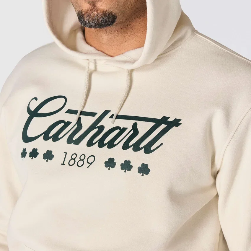Marquette Shamrock-Hoodie voor heren met print - Sweatshirt voor St. Patrick's Day