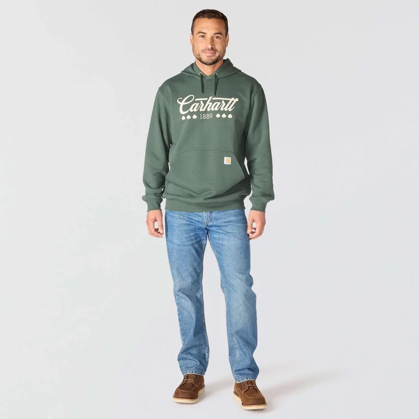 Marquette Shamrock-Hoodie voor heren met print - Sweatshirt voor St. Patrick's Day