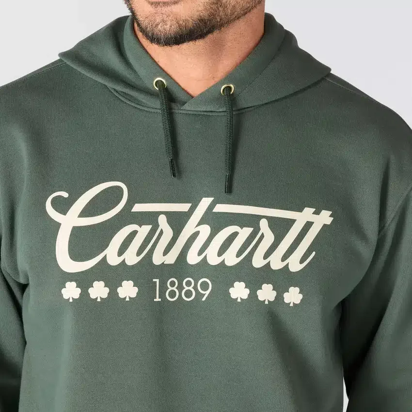 Marquette Shamrock-Hoodie voor heren met print - Sweatshirt voor St. Patrick's Day