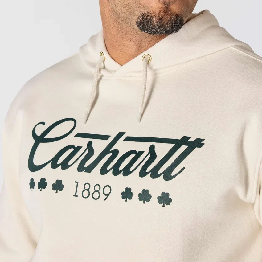 Marquette Shamrock-Hoodie voor heren met print - Sweatshirt voor St. Patrick's Day