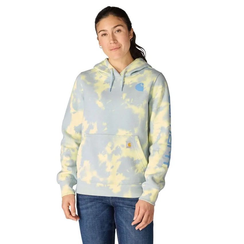 Marquette Tie-Dye-Hoodie voor dames