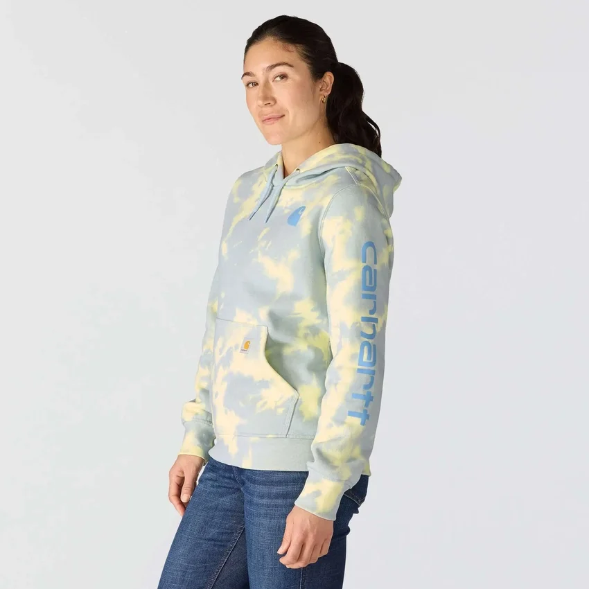 Marquette Tie-Dye-Hoodie voor dames
