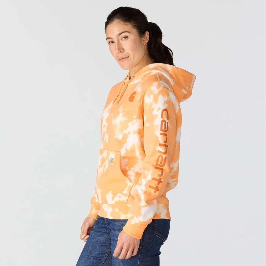 Marquette Tie-Dye-Hoodie voor dames