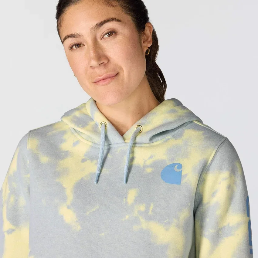 Marquette Tie-Dye-Hoodie voor dames