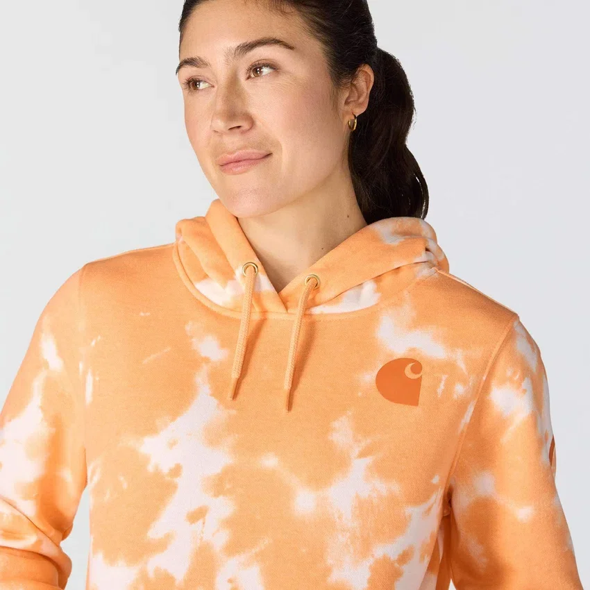 Marquette Tie-Dye-Hoodie voor dames