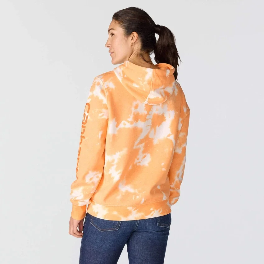 Marquette Tie-Dye-Hoodie voor dames