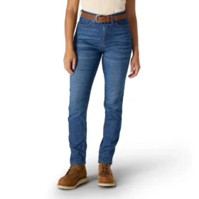 Mason-jeans met hoge taille en slanke pasvorm voor dames