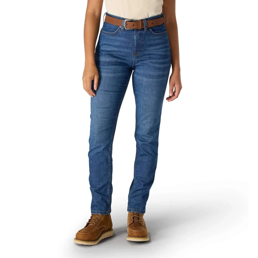 Mason-jeans met hoge taille en slanke pasvorm voor dames