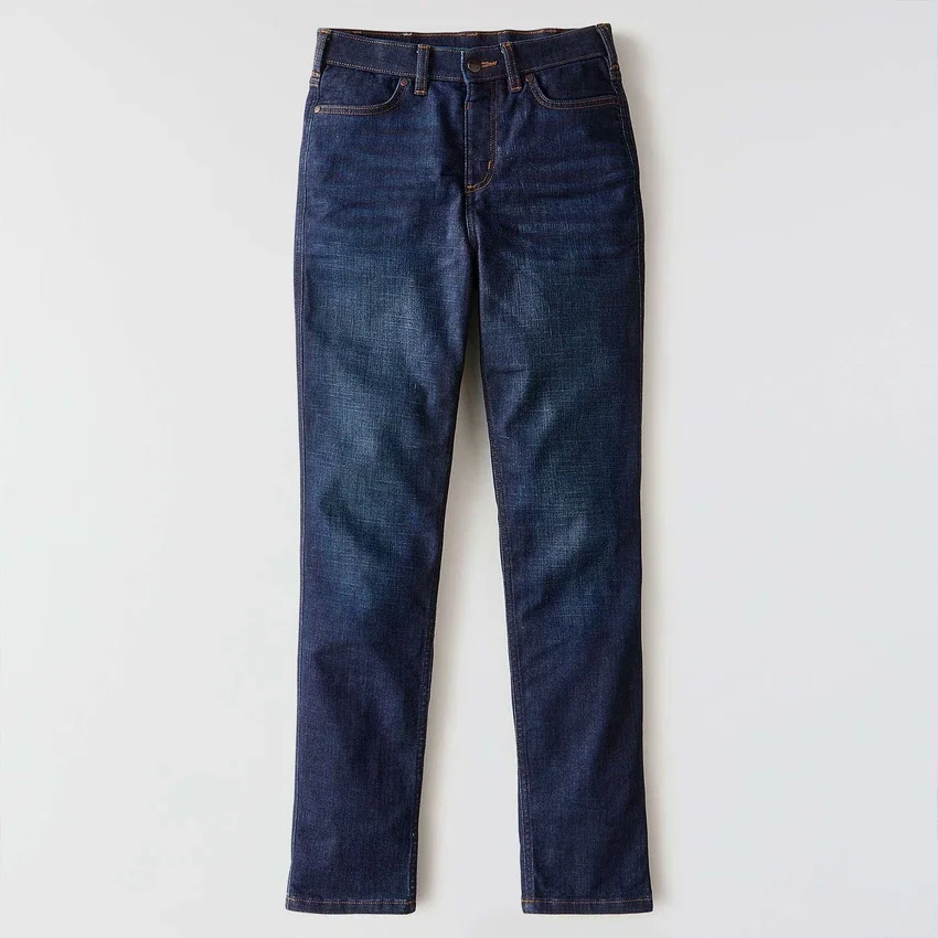 Mason-jeans met hoge taille en slanke pasvorm voor dames