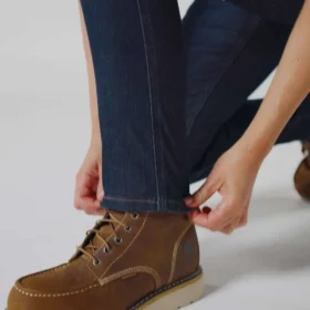 Mason-jeans met hoge taille en slanke pasvorm voor dames
