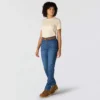 Mason-jeans met hoge taille en slanke pasvorm voor dames