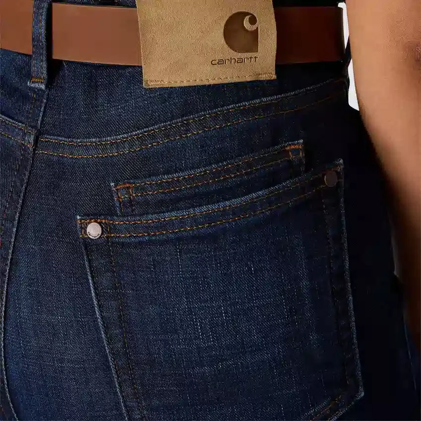 Mason-jeans met hoge taille en slanke pasvorm voor dames