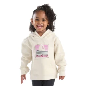 Meisjes-sweatshirt met lange armstukken en print (peuters/kinderen/jeugd)