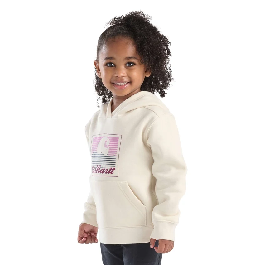 Meisjes-sweatshirt met lange armstukken en print (peuters/kinderen/jeugd)