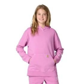 Meisjes-sweatshirt met lange armstukken, vernieuwd ontwerp, in de massa geverfd (kind/jeugd)