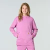 Meisjes-sweatshirt met lange armstukken, vernieuwd ontwerp, in de massa geverfd (kind/jeugd)