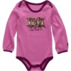 Meisjesbody met lange armstukken en puppyprint (baby)