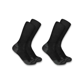 Middenzware crew-sokken van een synthetisch-wolmix, 2-pack