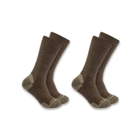 Middenzware crew-sokken van een synthetisch-wolmix, 2-pack