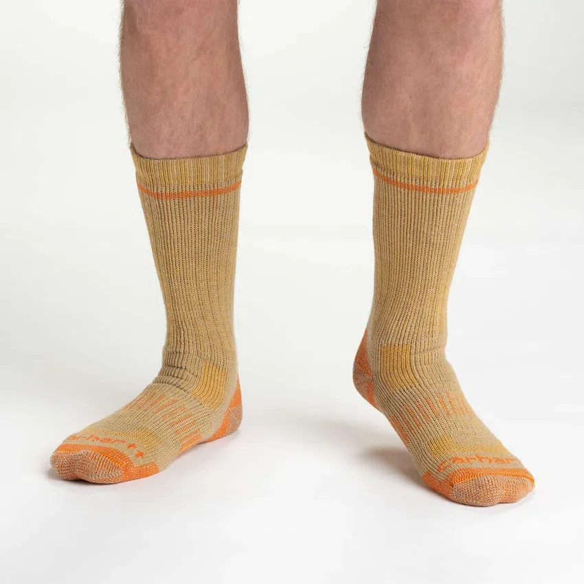 Middenzware laarssokken van een synthetisch-wolmix, 2-pack