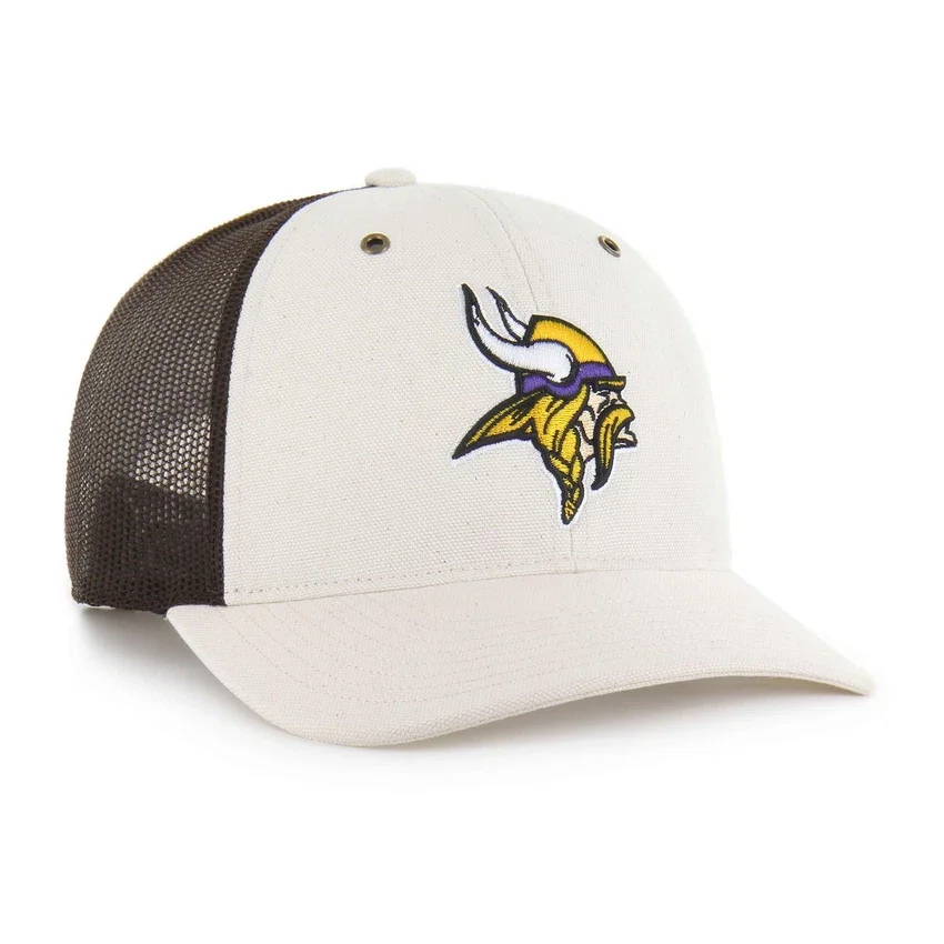 Minnesota Vikings '47 ongeverfde truckerpet met relaxte pasvorm
