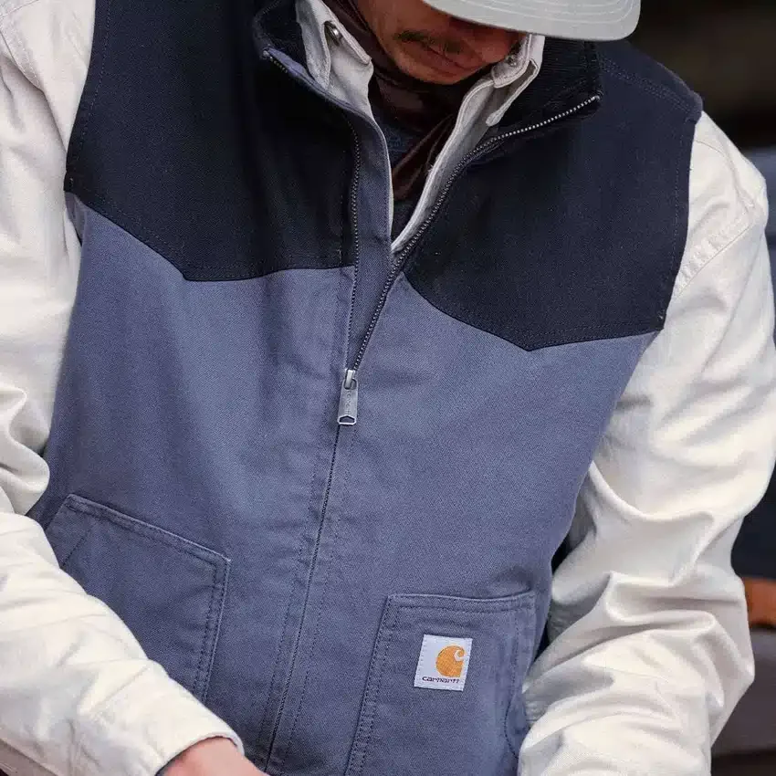 Montana Rugged Flex® vest met relaxte pasvorm van eendendoek