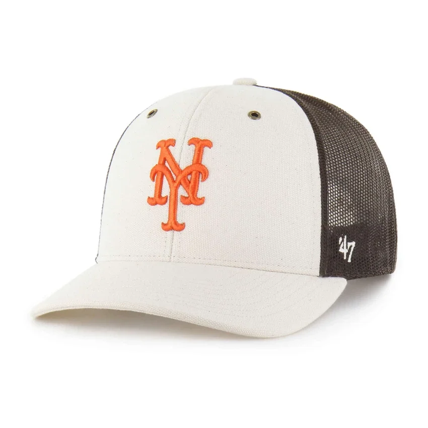 New York Mets '47 ongeverfde truckerpet