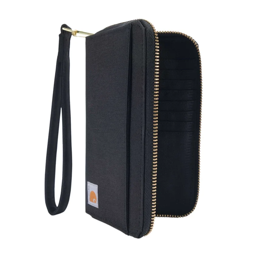 Nylon Duck platliggende clutch-portemonnee