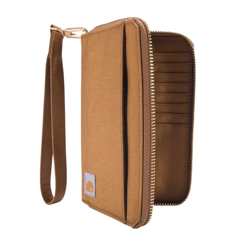 Nylon Duck platliggende clutch-portemonnee