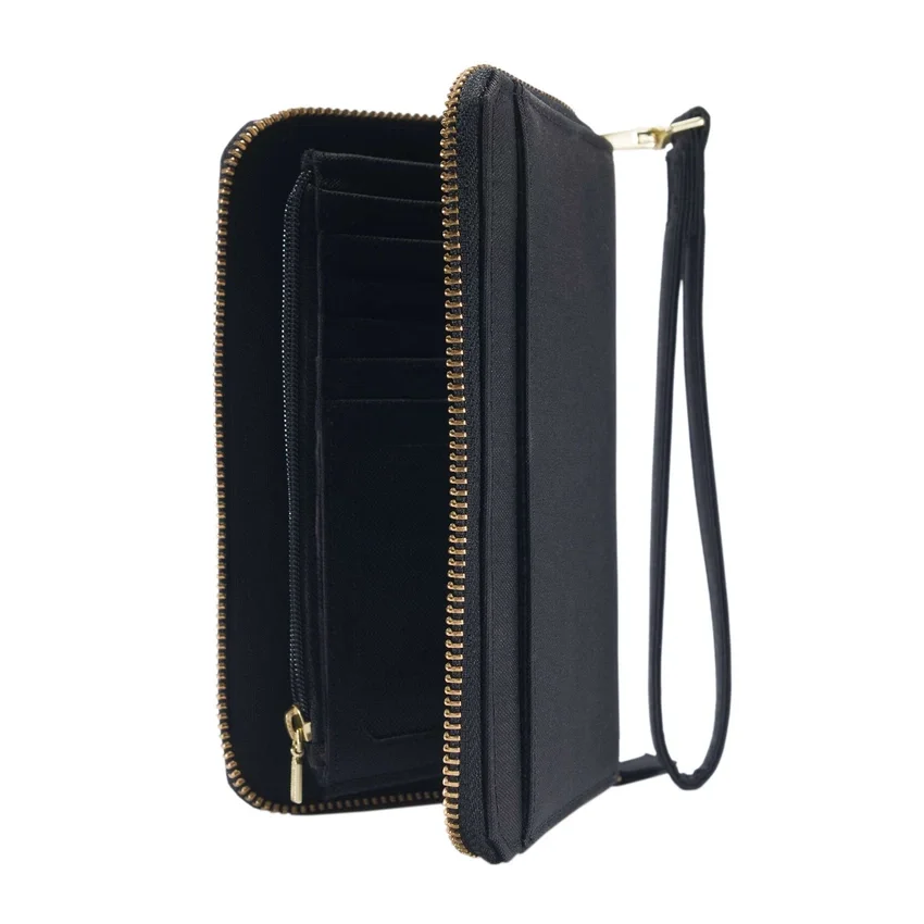 Nylon Duck platliggende clutch-portemonnee