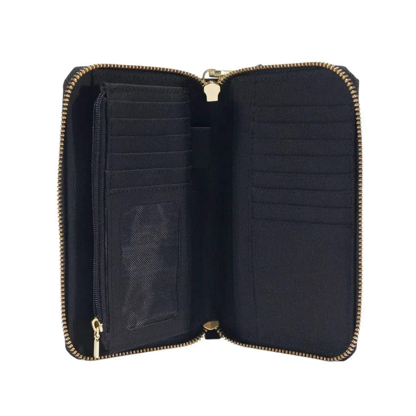 Nylon Duck platliggende clutch-portemonnee