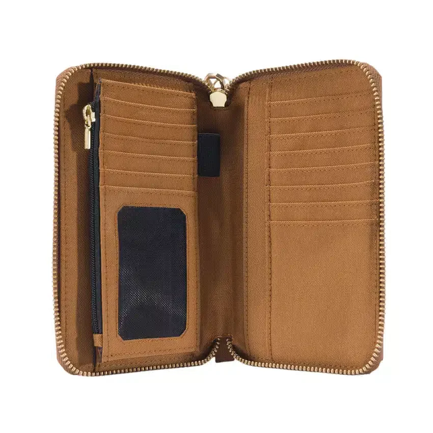 Nylon Duck platliggende clutch-portemonnee