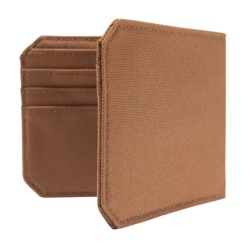 Nylon Duck-portemonnee met twee vouwen