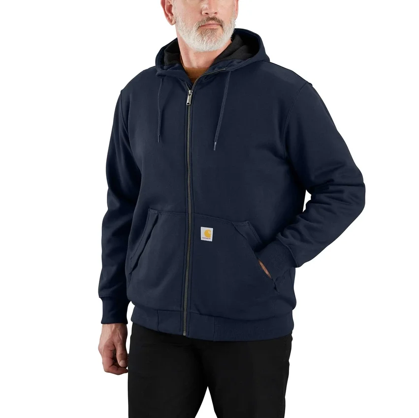 Paxton waterafstotend sweatshirt met capuchon, thermische voering en doorlopende rits voor heren - carhartt Rain Defender Hoodies