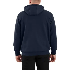 Paxton waterafstotend sweatshirt met capuchon, thermische voering en doorlopende rits voor heren – carhartt Rain Defender Hoodies