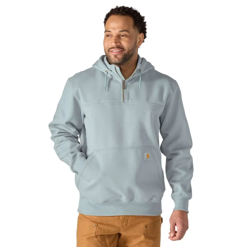 Paxton waterafstotende, zware hoodie met kwartrits voor heren - carhartt Rain Defender Hoodies