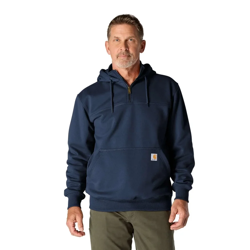 Paxton waterafstotende, zware hoodie met kwartrits voor heren - carhartt Rain Defender Hoodies