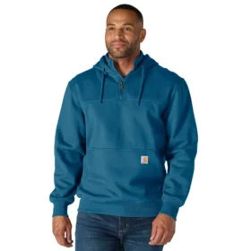 Paxton waterafstotende, zware hoodie met kwartrits voor heren - carhartt Rain Defender Hoodies