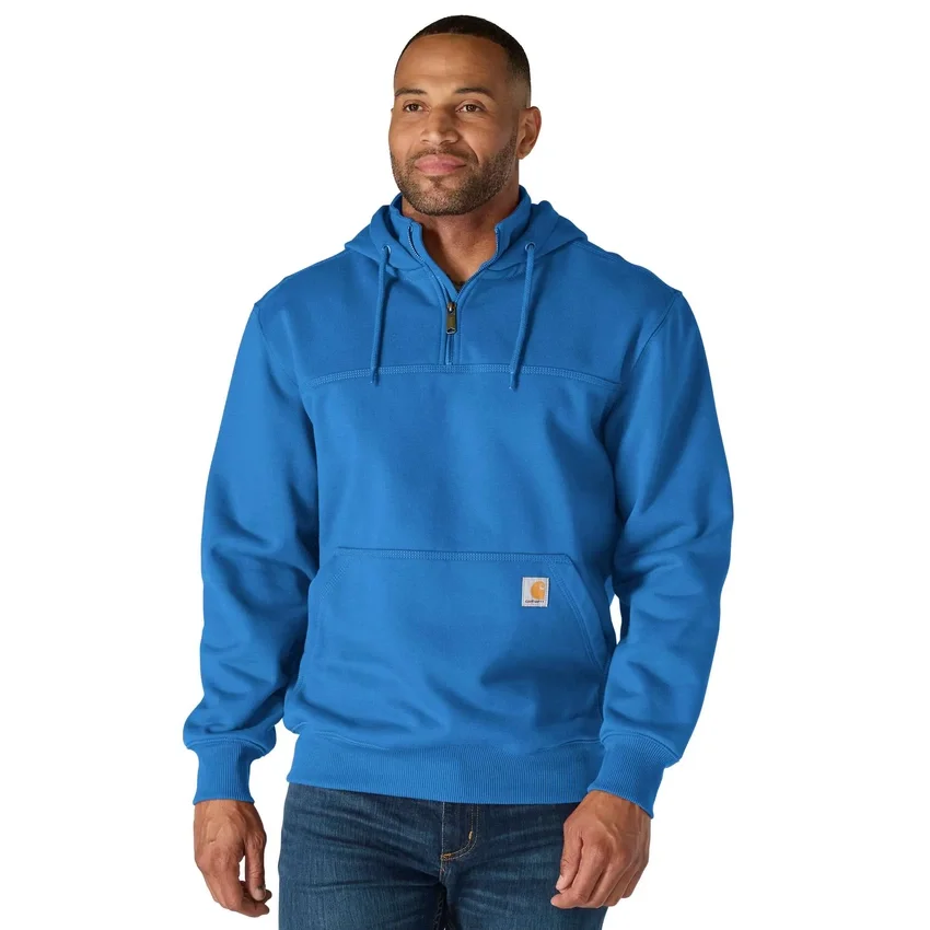 Paxton waterafstotende, zware hoodie met kwartrits voor heren - carhartt Rain Defender Hoodies