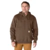 Paxton waterafstotende, zware hoodie met kwartrits voor heren - carhartt Rain Defender Hoodies